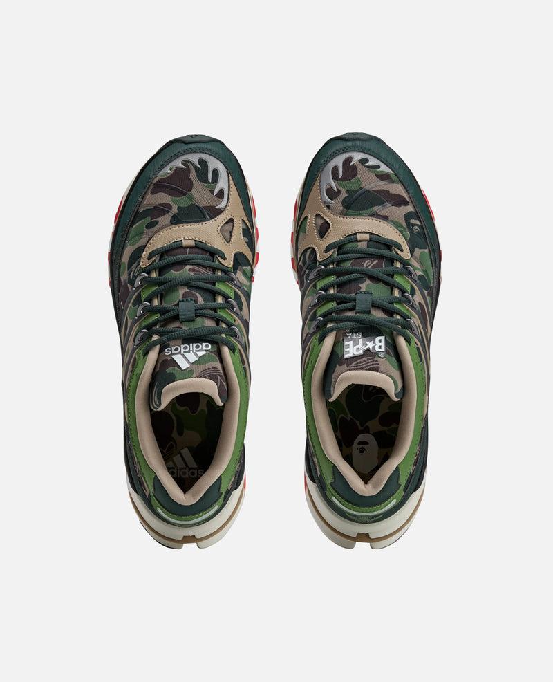 Adidas x Bape Adistar HRMY ''Green Camo'' (HEMP/IRONMT/OWHITE) Adidas