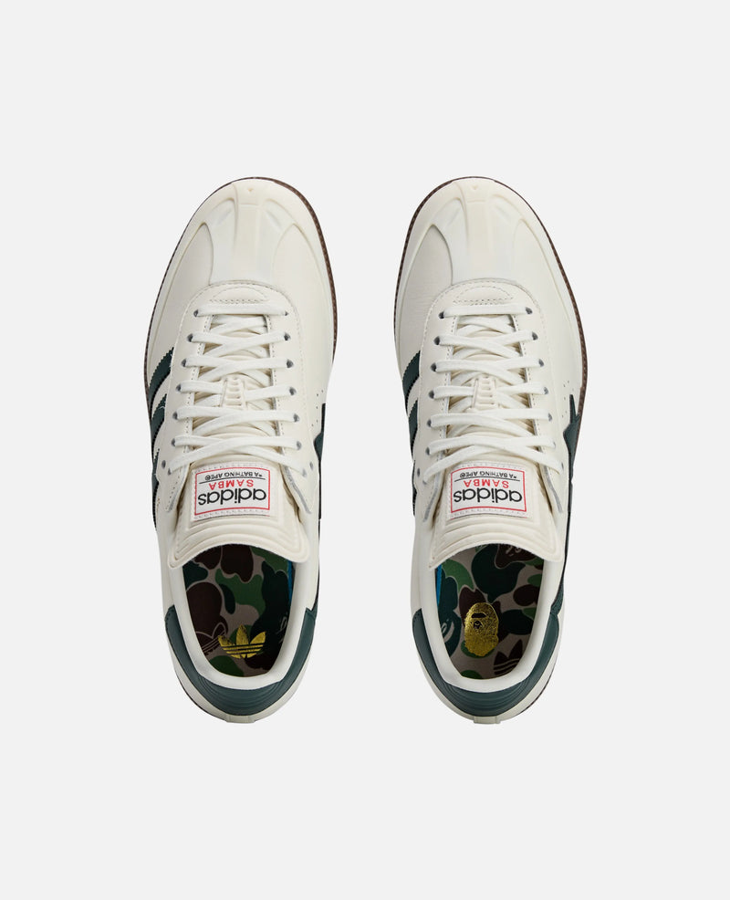 Adidas x Bape Samba OWhite (OWHITE/SHAGRN/GUM) Adidas
