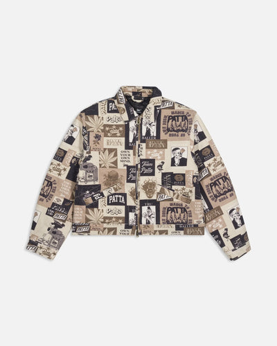 Patta Collage Insulated Canvas Jacket (Multi) Patta