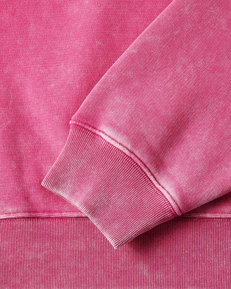 Patta Classic Washed Hooded Sweater (Fuchsia Red) Patta