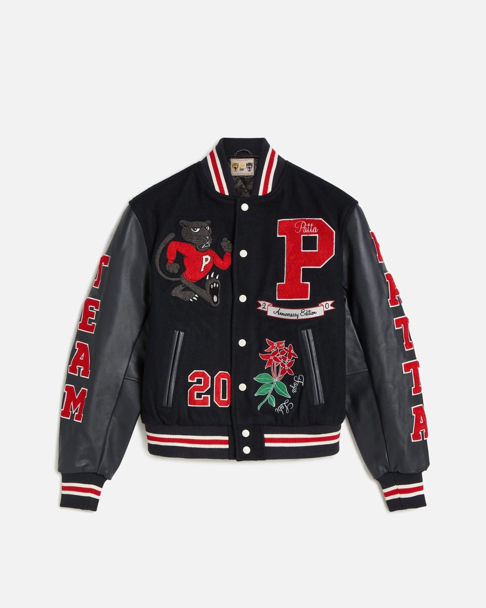 Patta 20th Anniversary Varsity Jacket (Maritime Blue) - Patta