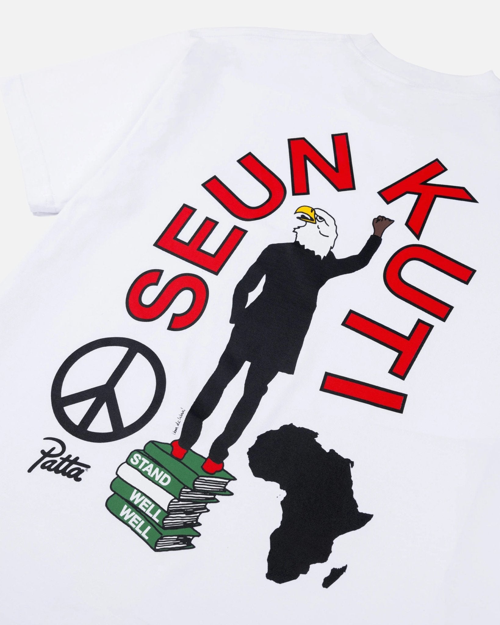 Patta Soundsystem x Seun Kuti T-Shirt (White) - Patta