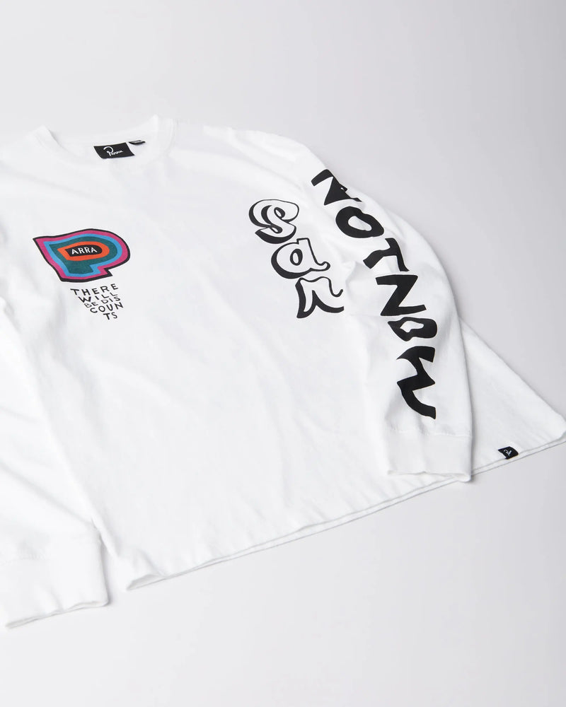 ByParra There Will Be Not Long Sleeve t-shirt(White) ByParra