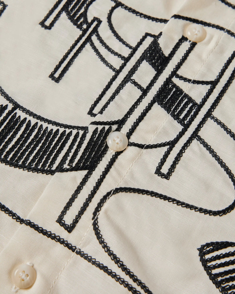 ByParra The Dunes Short Sleeve Shirt (Off White) ByParra