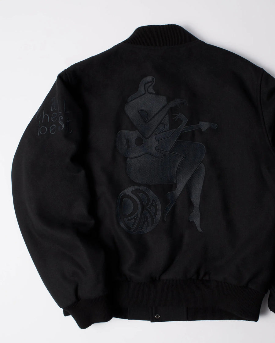 By Parra All the best varsity jacket (Black) By Parra