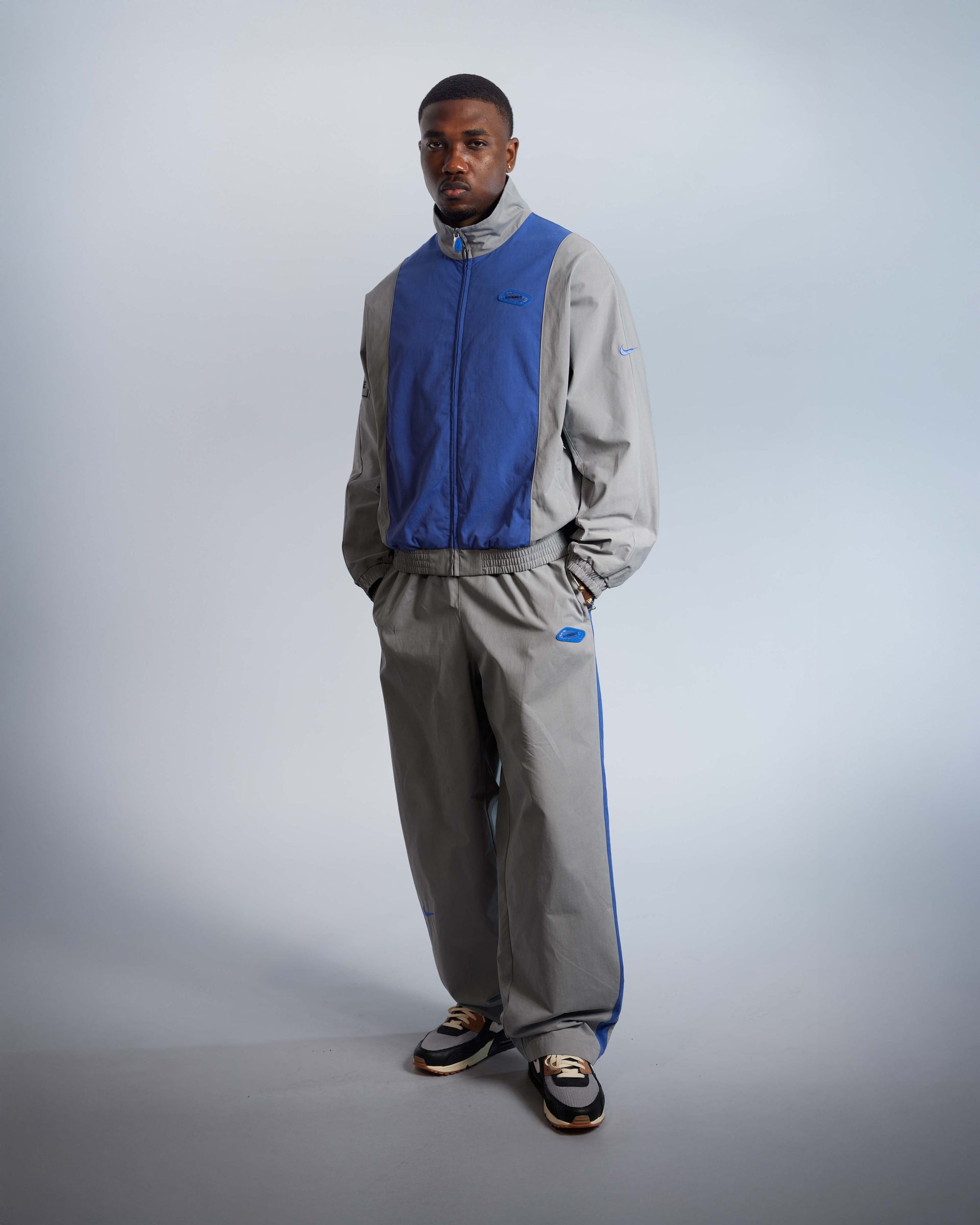 Patta x Nike NRG Track Jacket (Patricle Grey/Sapphire)