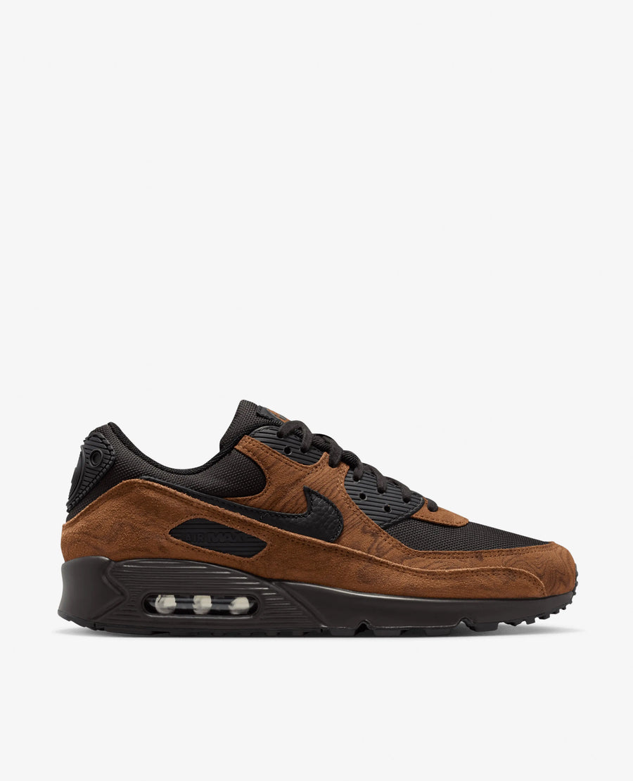 Nike Air Max 90 PRM (Lt British Tan/Black-Velvet Brown) Nike