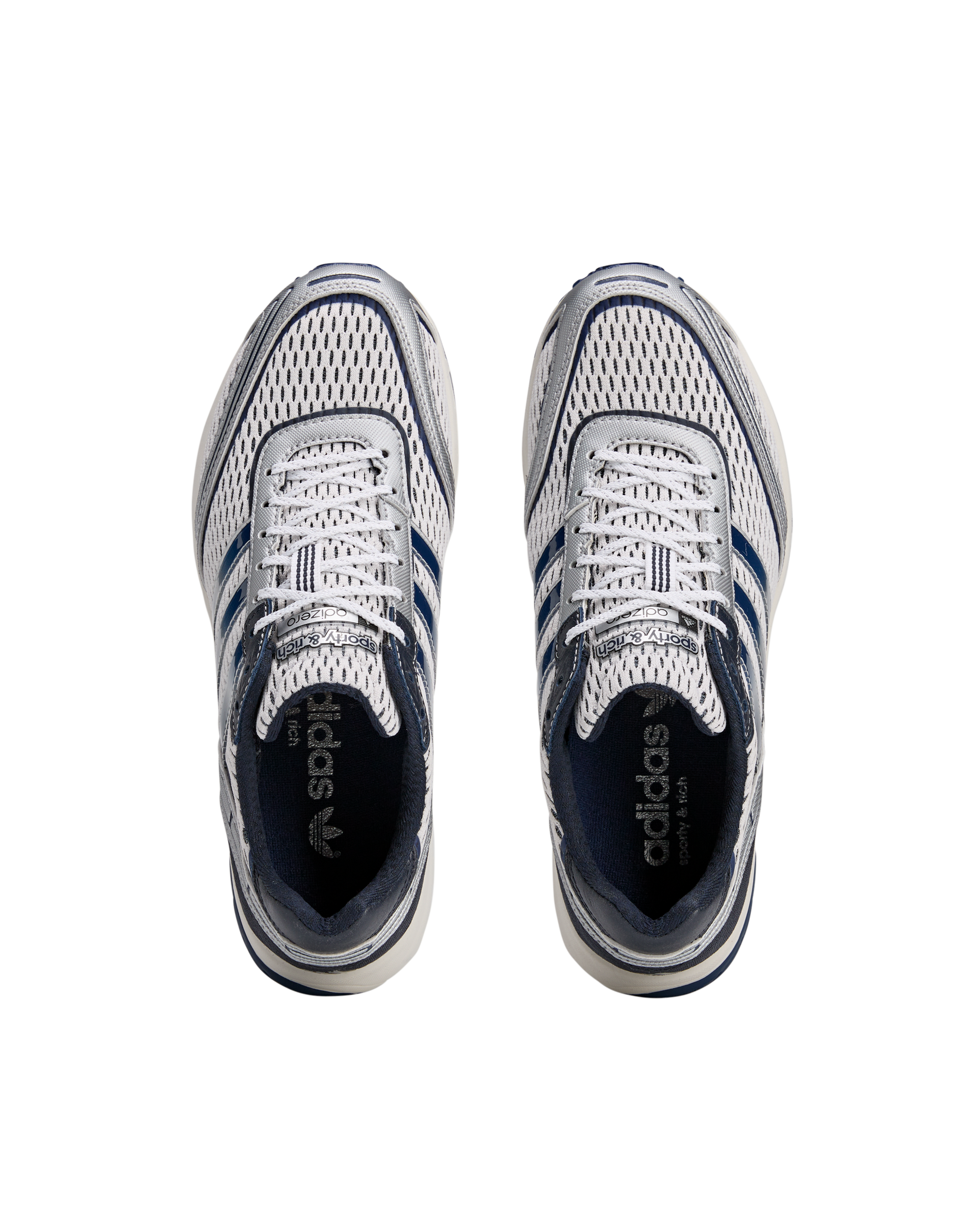 adidas  WMNS Adizero Adios Sporty & Rich (Cloud White/Collegiate Navy/Cloud White)