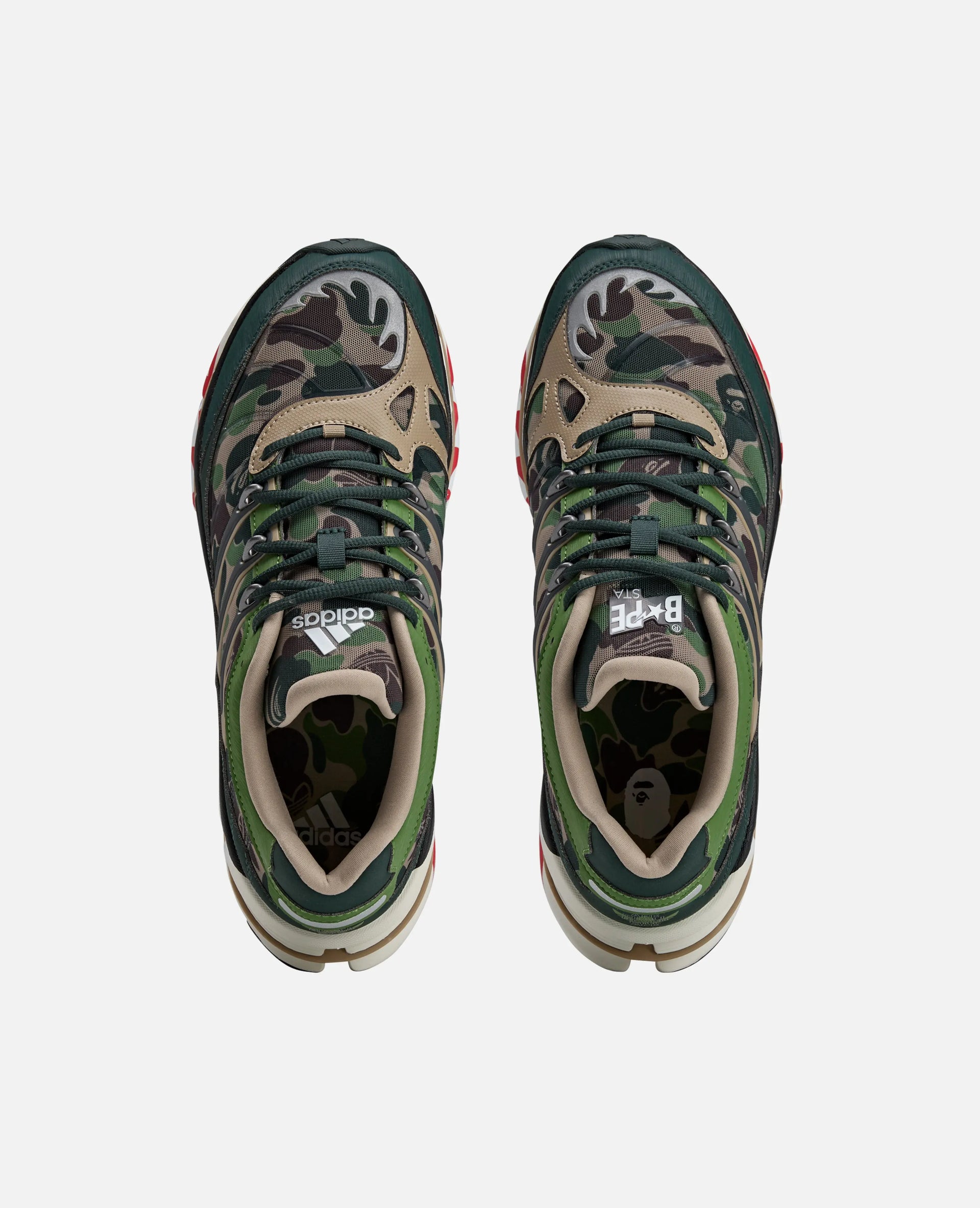 Adidas x Bape Adistar HRMY ''Green Camo'' (HEMP/IRONMT/OWHITE) Adidas