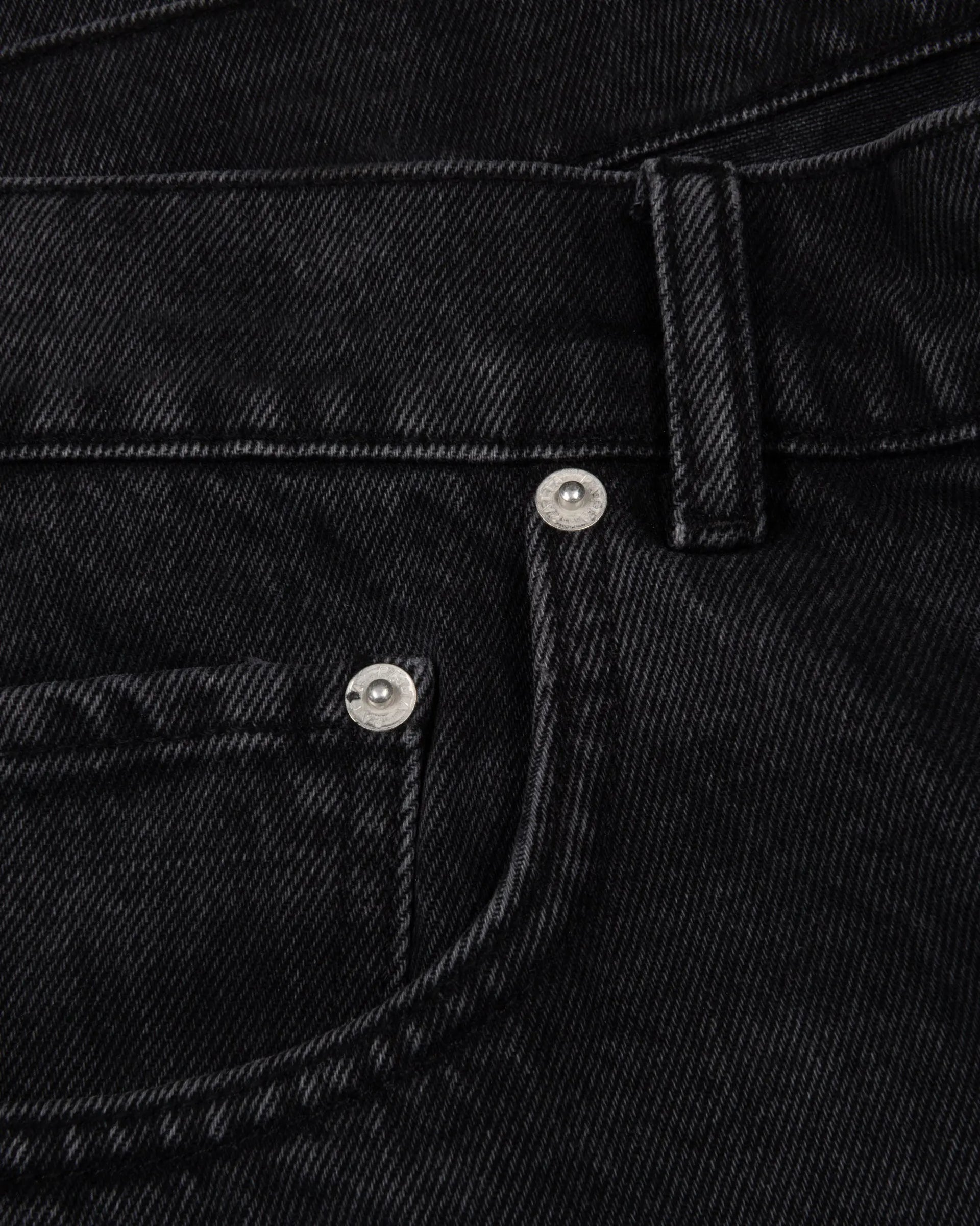 Patta Whiskers Denim Shorts (Black Denim) Patta