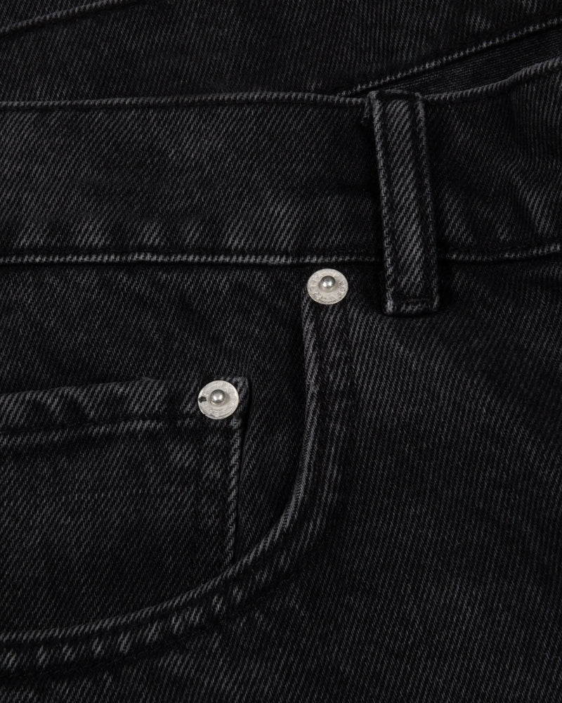 Patta Whiskers Denim Shorts (Black Denim) Patta