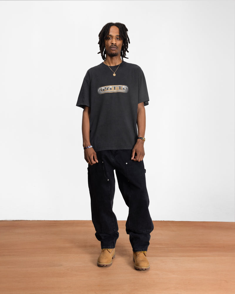 Patta Gilded Acid Washed T-Shirt (Black)