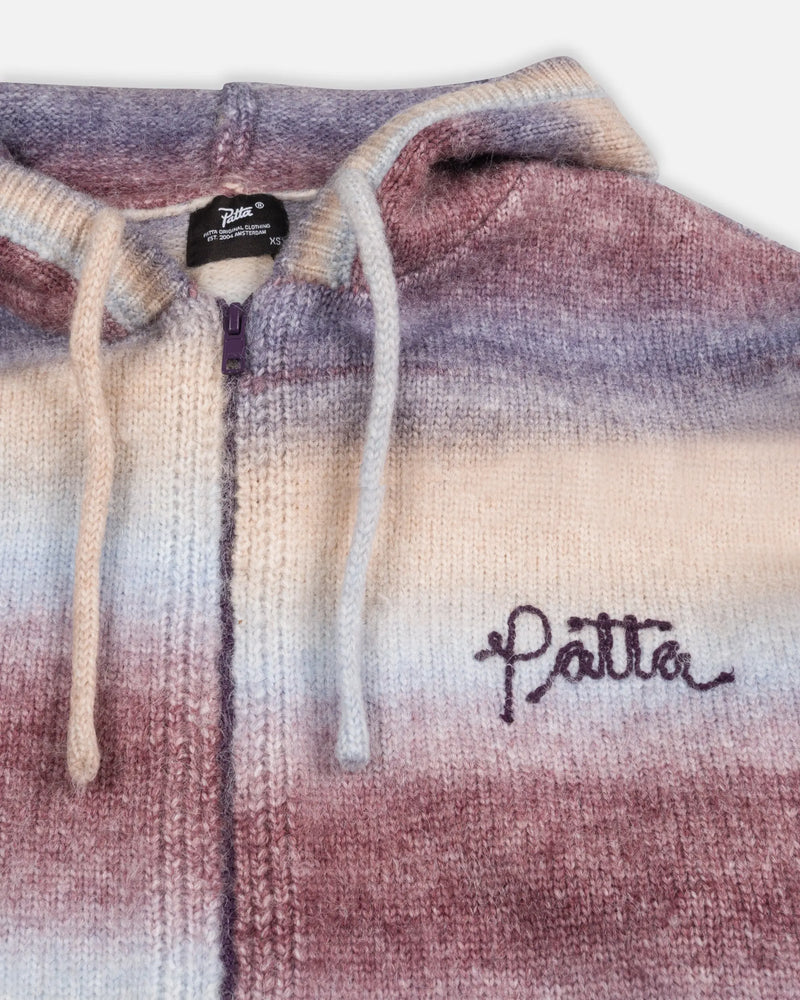 Patta Space Dye Knitted Hooded Sweater (Multi) Patta