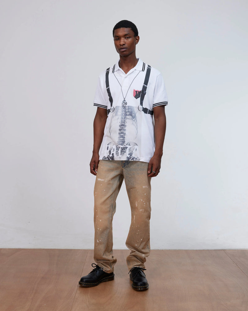 Patta X-Ray Polo Shirt (White) Patta