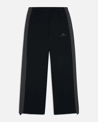 Patta Panelled Oversized Track Pants (Black) Patta