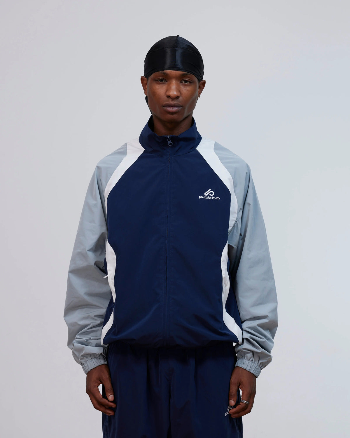 Patta Serpentine Track Top (Black Iris) Patta
