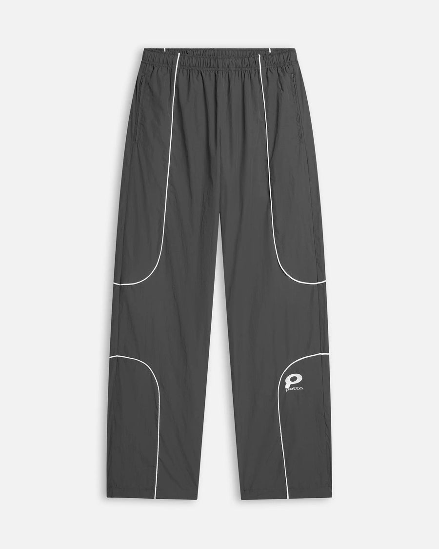 Patta Piping Track Pants (Grey Pinstripe) Patta