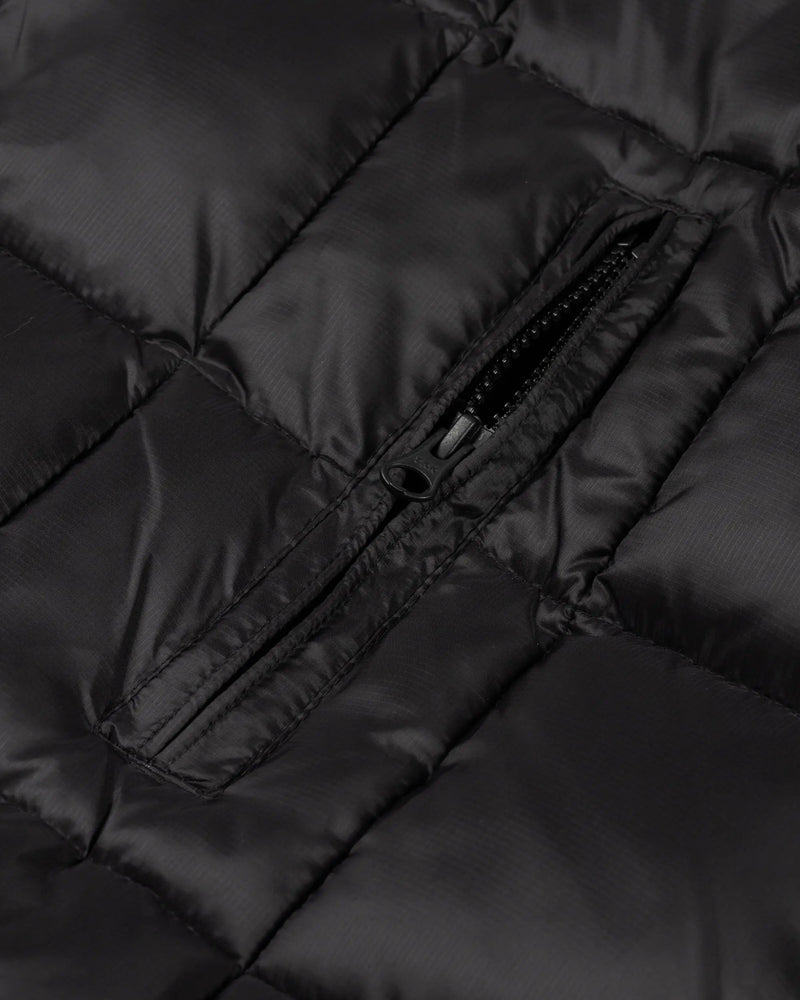 Patta Square Quilted Puffer Jacket (Black) Patta
