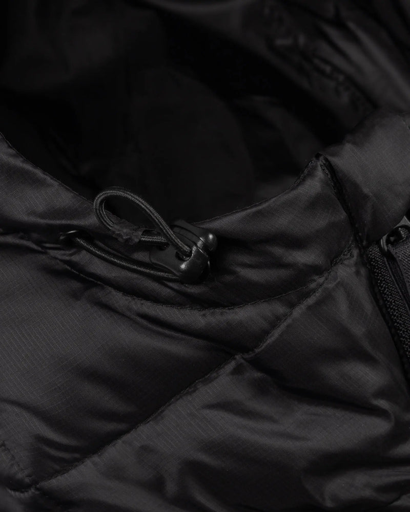 Patta Square Quilted Puffer Jacket (Black) Patta