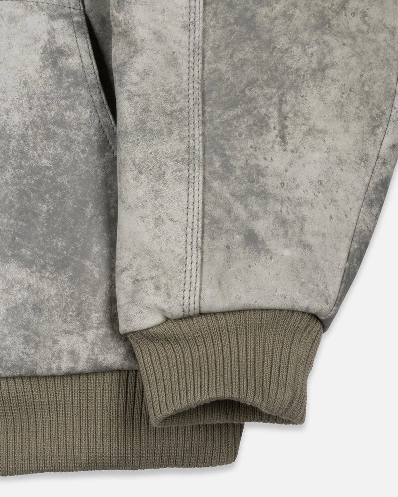 Patta Leather Hooded Bomber Jacket (Moonless Night) Patta