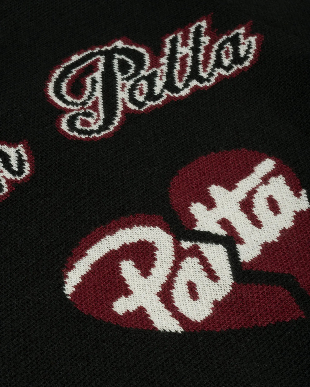 Patta Ribbed Knitted Cardigan (Grey Pinstripe) Patta