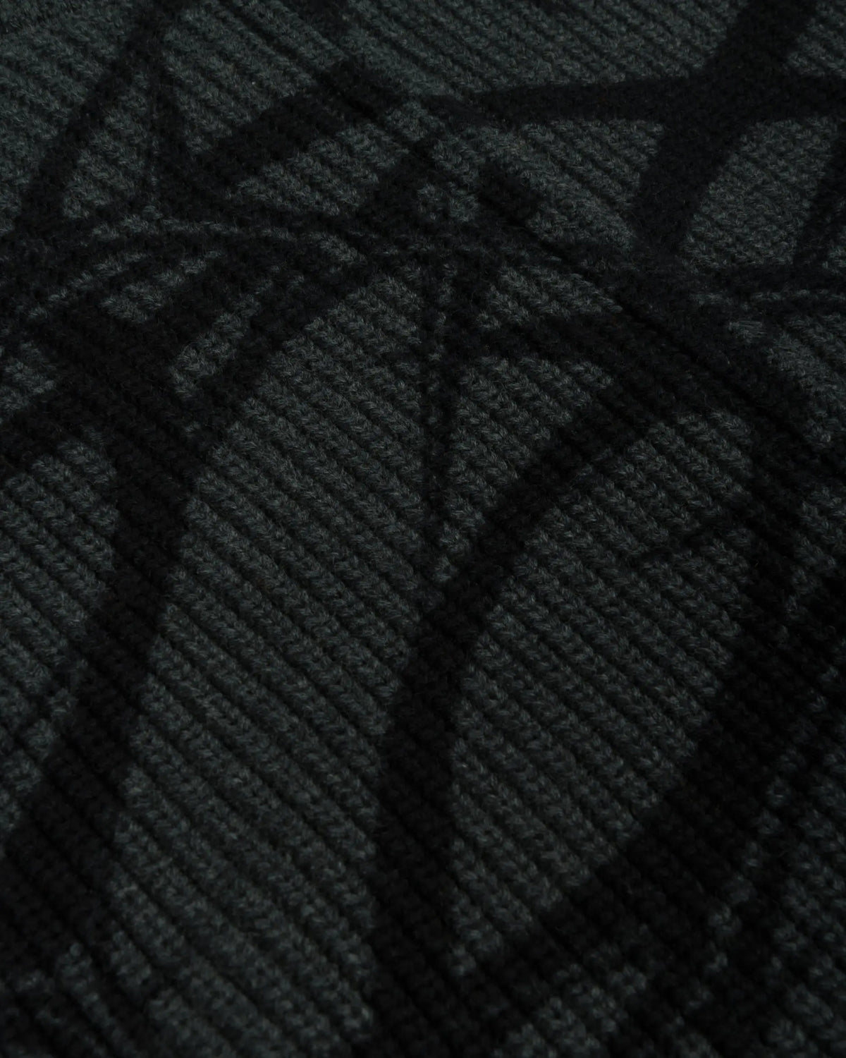 Patta Ribbed Knitted Cardigan (Grey Pinstripe) Patta