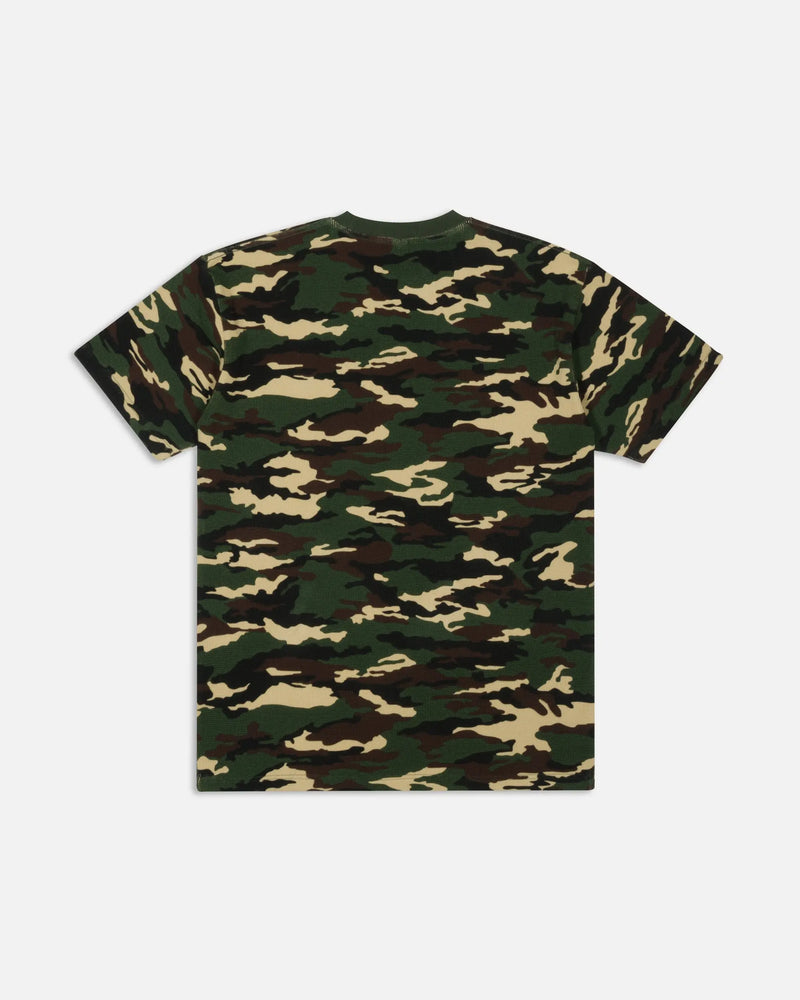 Patta Waffle Script Logo T-Shirt (Woodland Camo) Patta