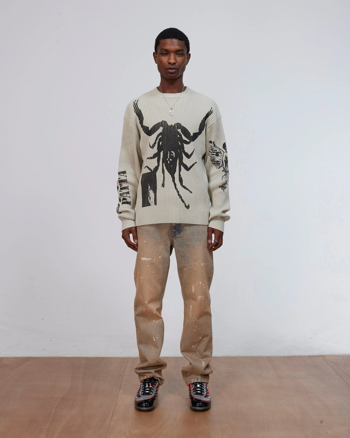 Patta Scorpio Knitted Jumper (Plaza Taupe) Patta