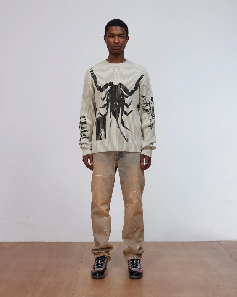 Patta Scorpio Knitted Jumper (Plaza Taupe) Patta