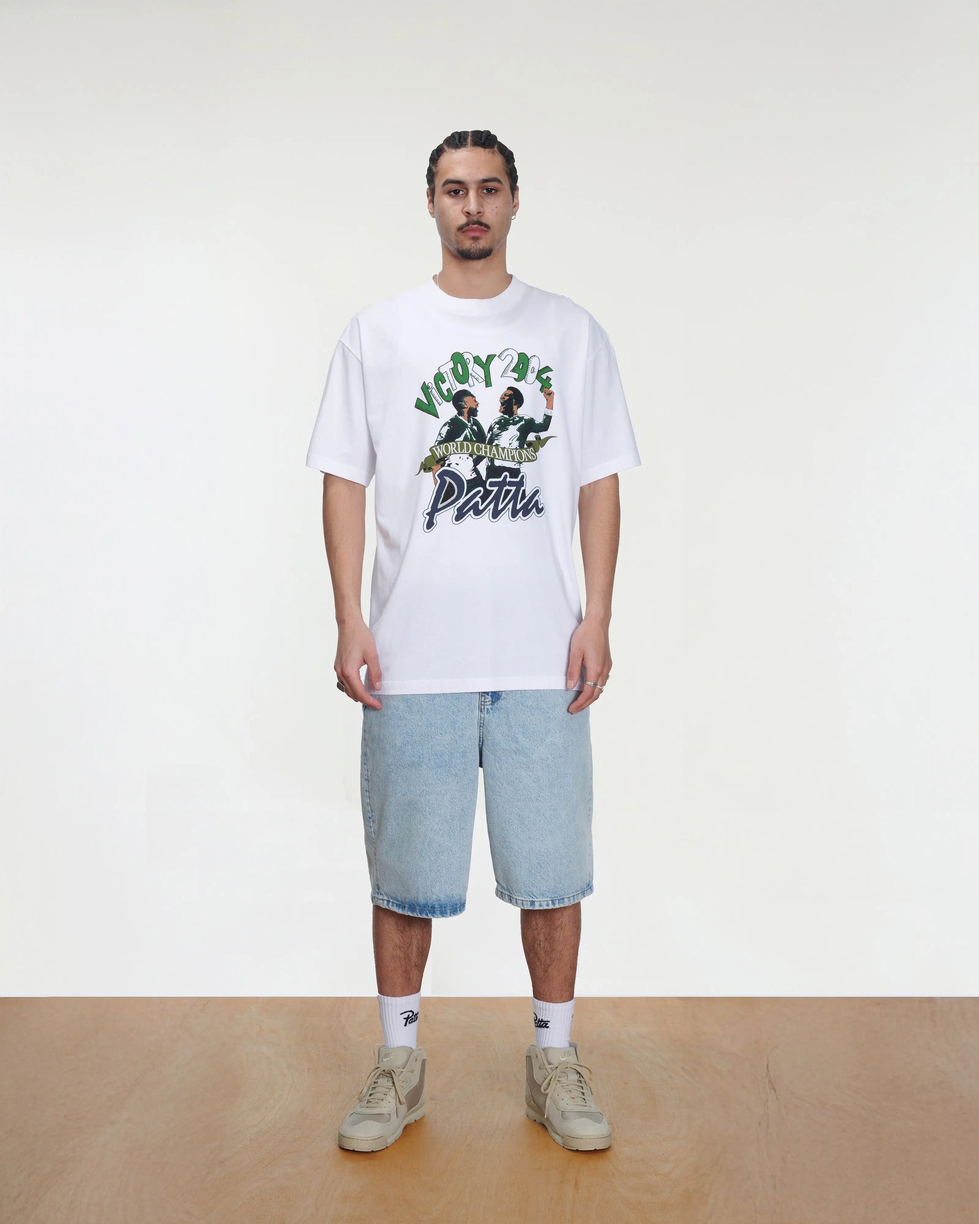 Patta Victory T-Shirt (White) Patta