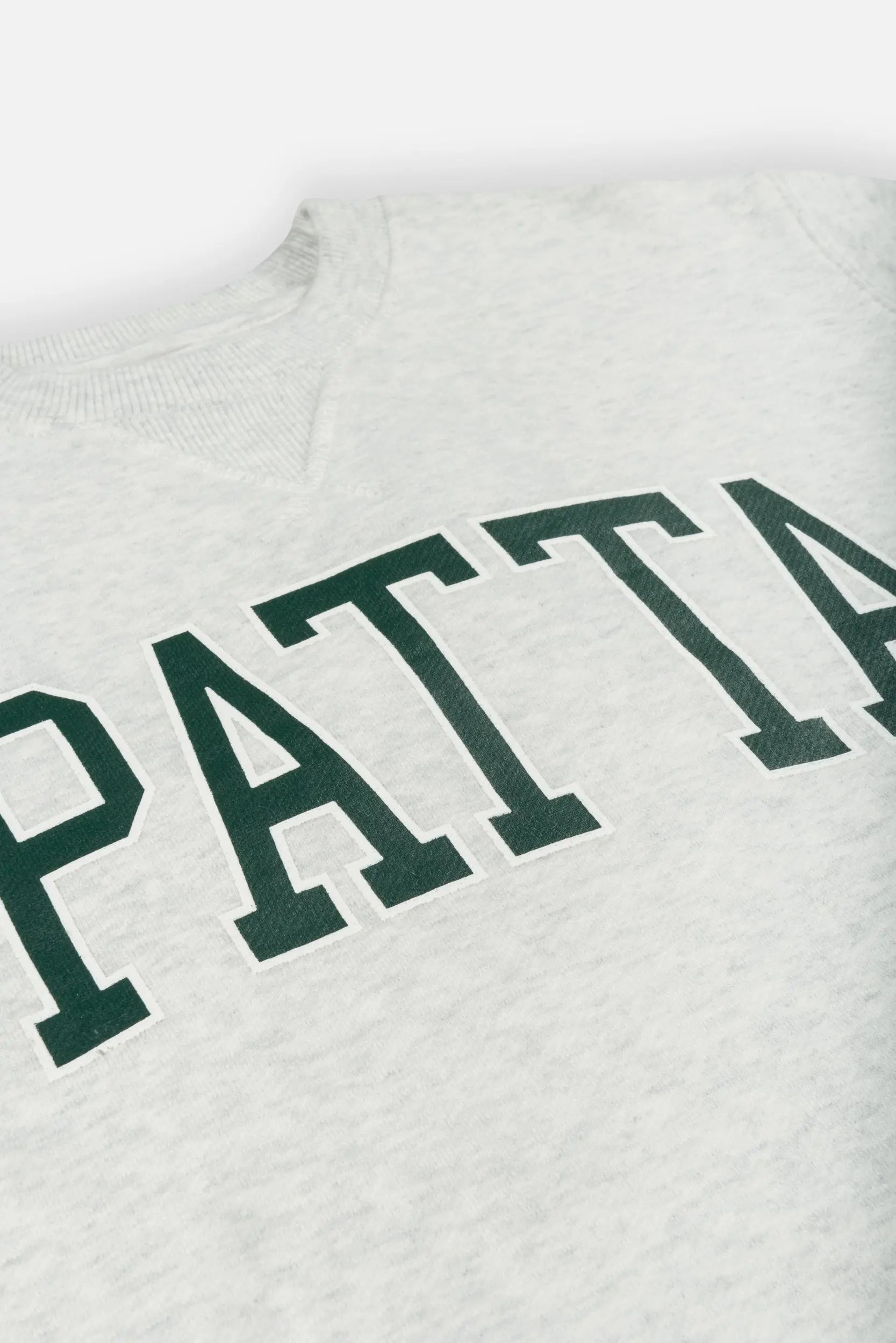 Patta Kids Arc Logo Crewneck Sweater (Light Melange Grey) Patta