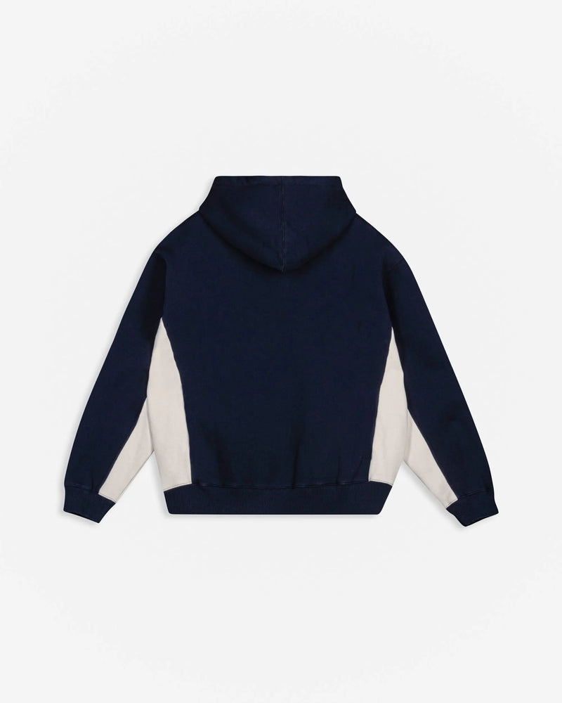 Patta Chenille Logo Hooded Sweater (Black Iris) Patta