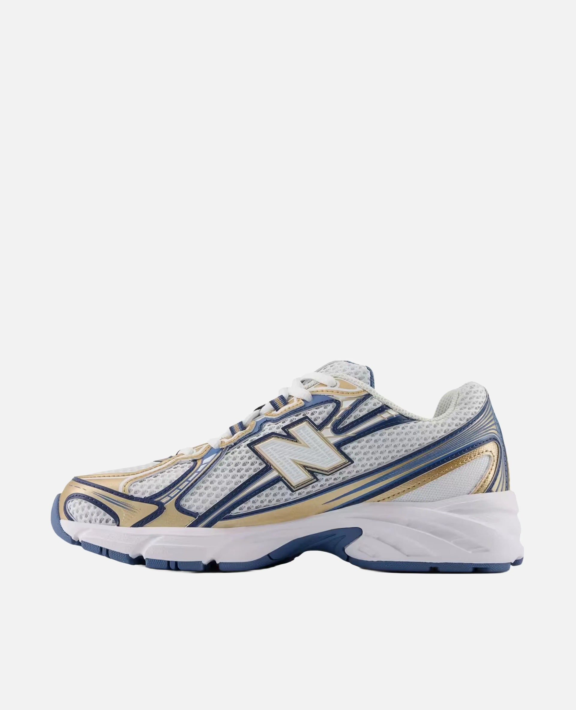 New Balance 740 (Heron Blue/Vintage Indigo/Gold Metallic) New Balance