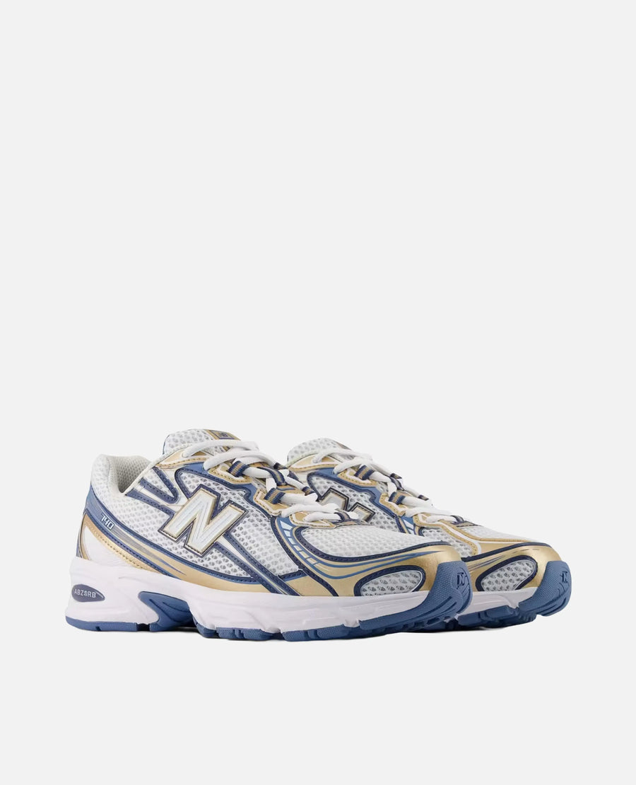 New Balance 740 (Heron Blue/Vintage Indigo/Gold Metallic) New Balance