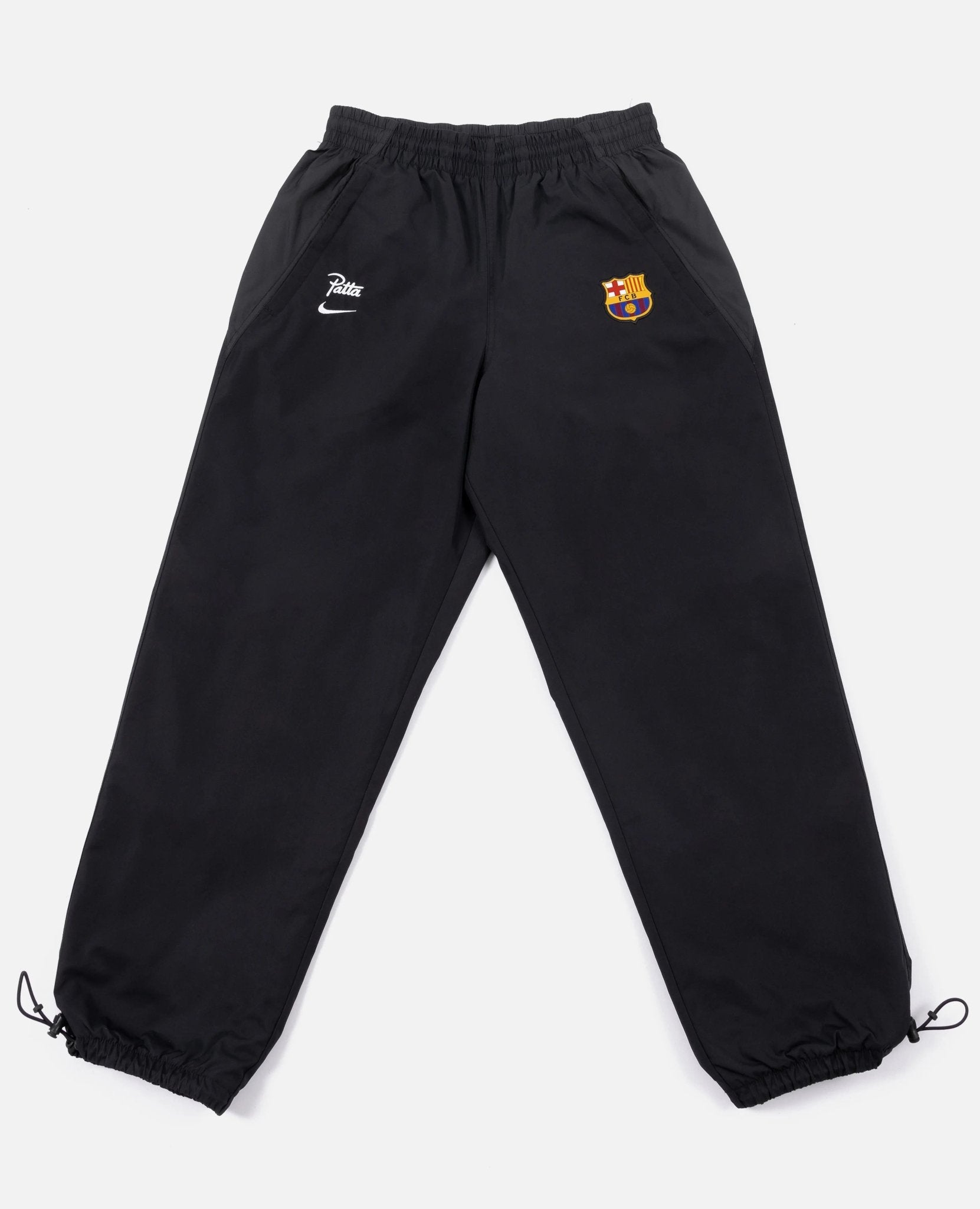 FCB x Patta Culers del Món Track Pants (Black/White) - Patta