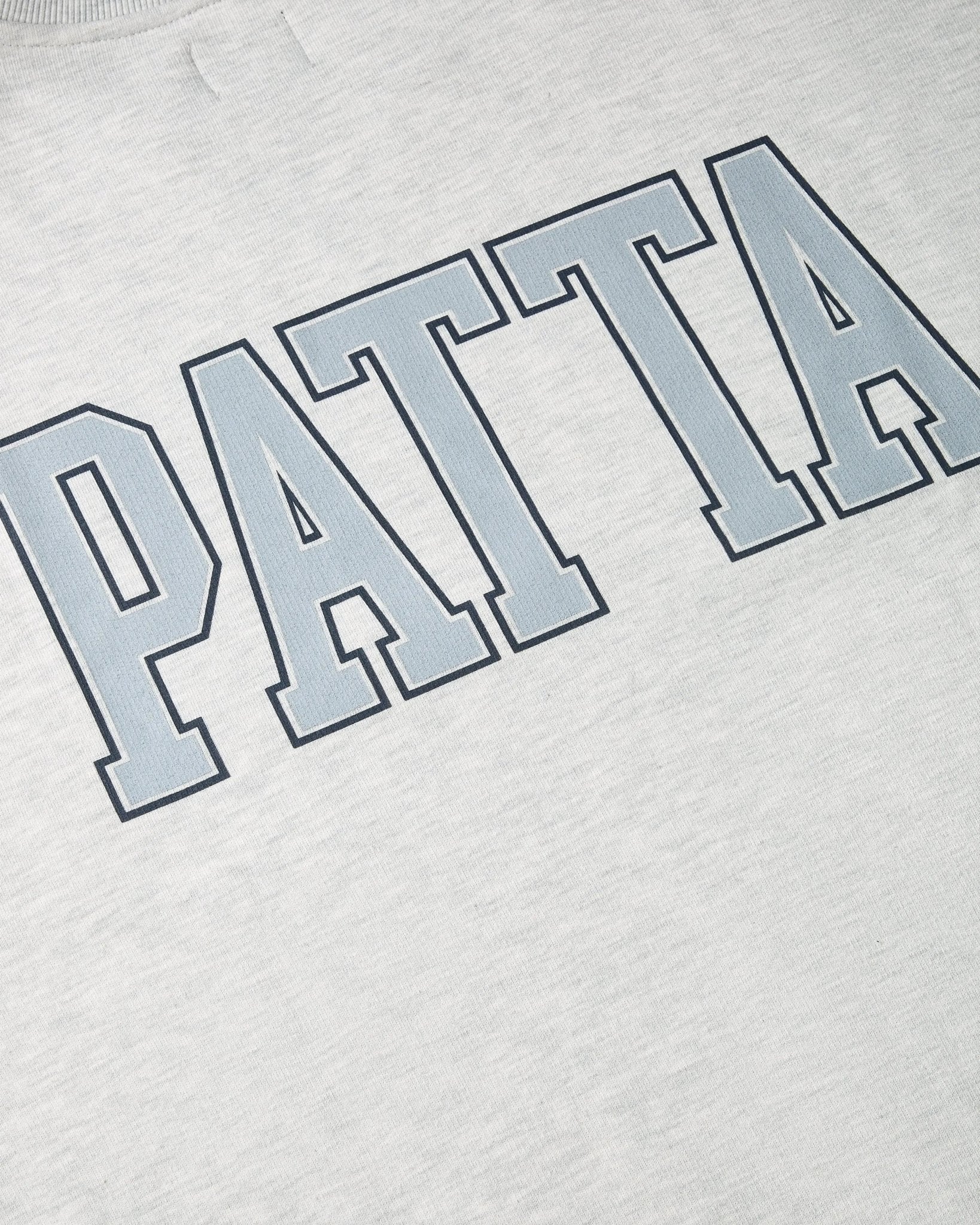 Patta Marina Crewneck Sweater (Light Grey Melange) - Patta