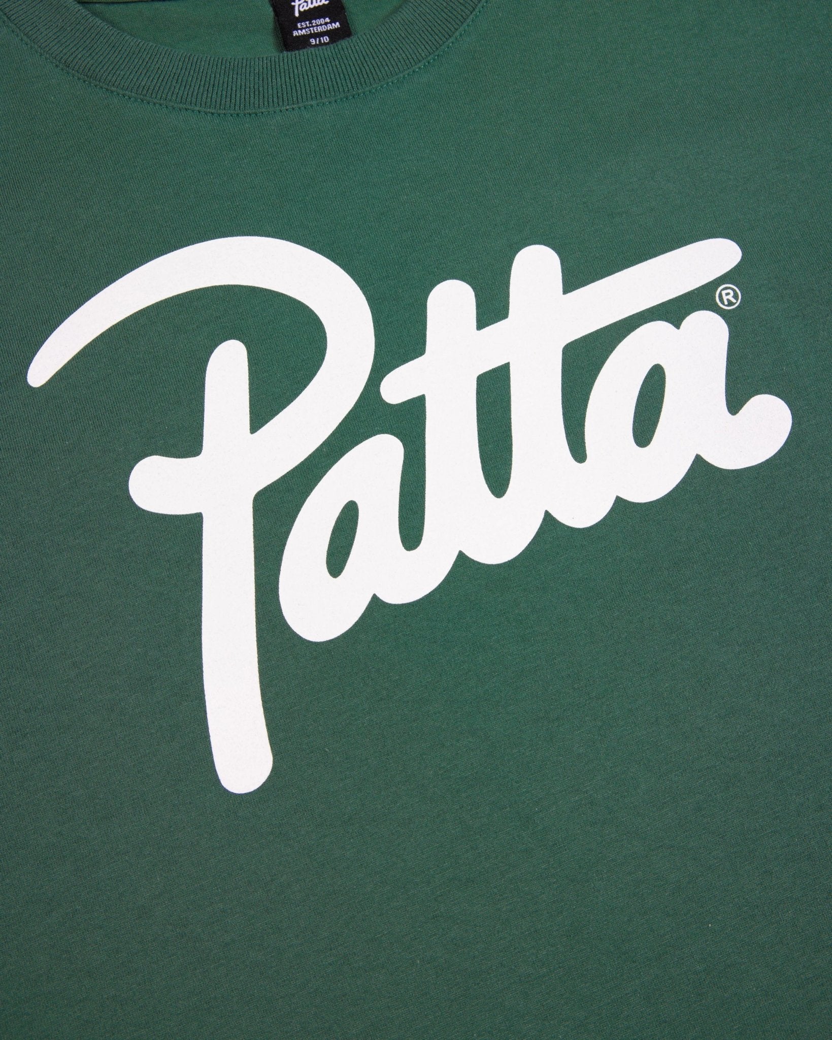 Patta Script Logo Kids T-Shirt (Bistro Green) - Patta