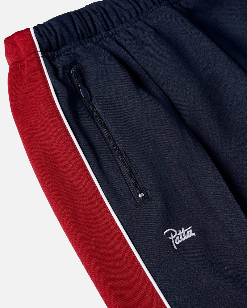 Patta Tricot Straight Track Pants (Black Iris) - Patta
